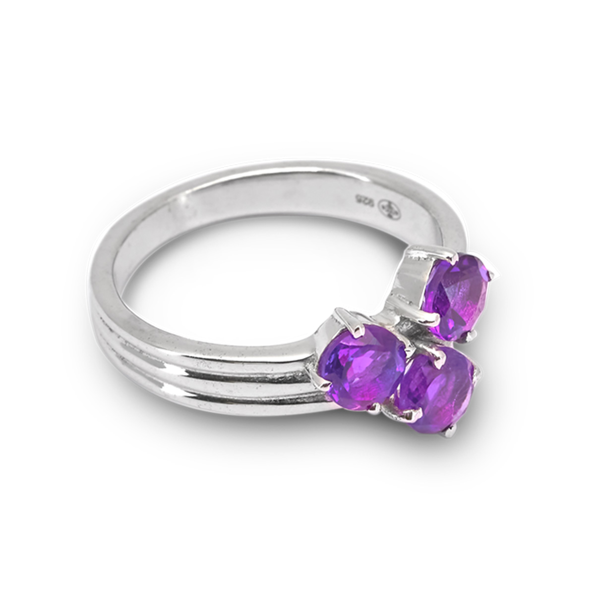 Bague amethyste argent Sylviana